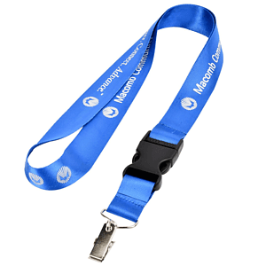 1" Nylon Lanyards with Buckle Release