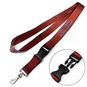 1" Nylon Lanyards with Buckle Release