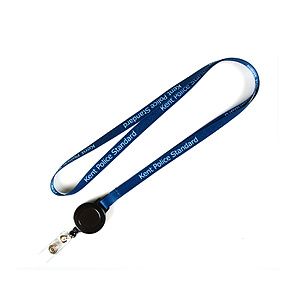 5/8 inch Nylon Lanyards w/ Retractable Reel Combo