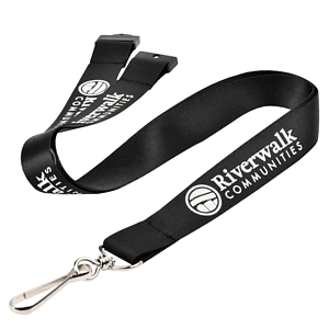 3/4" Nylon Lanyards with Safety Breakaway