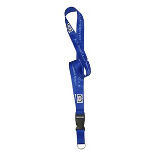 1" Polyester Full color Lanyards with Buckle Release