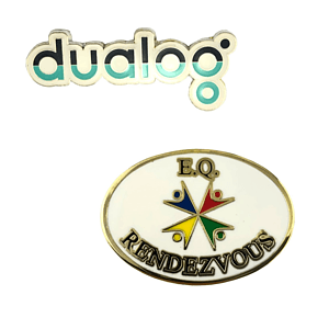 1.25" Hard Enamel Die Struck Lapel Pins