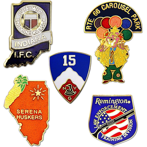 1" Soft Enamel Custom Lapel Pins