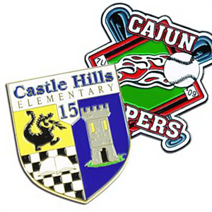 1.25" Soft Enamel Custom Shaped Lapel Pins
