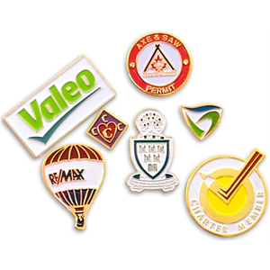 1.5" Soft Enamel Custom Shaped Lapel Pins