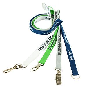 5 Days Rush Polyester Lanyards 1/2"