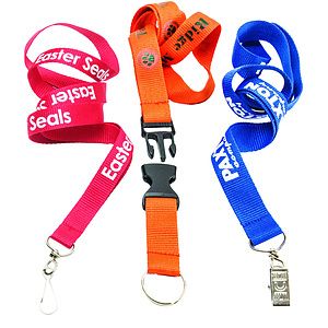 5 Days Rush Polyester Lanyards 3/4"