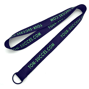 7 Days Polyester Lanyards 1"