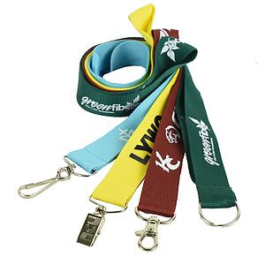 Polyester Lanyards with Detachable Buckle Release
