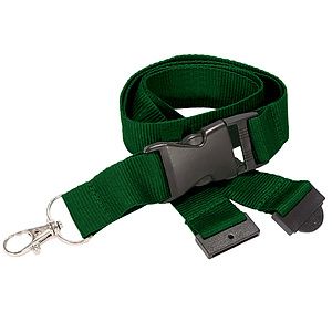 Polyester Lanyards w/ Buckle Release and Safety