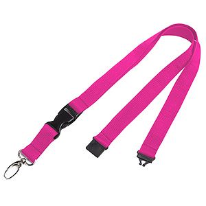 Polyester Lanyards w/ Buckle Release and Safety