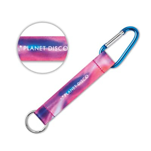 3/4" Dye Sublimation Carabiner Pocket Lanyards w/ Keyring