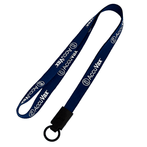 Screen Printed Polyester Lanyards w/ FREE Plastic Attachment