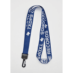 Screen Printed Polyester Lanyards w/ FREE Plastic Attachment