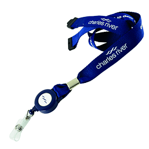 5/8" & 3/4" Eco-friendly Recyclable Polyester Lanyard with Badge Reel