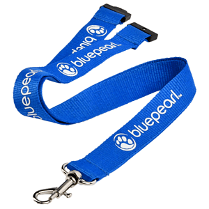3/4" Polyester Lanyards with Safety Breakaway