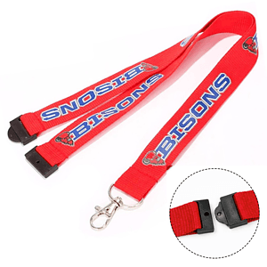 3/4" Polyester Lanyards with Safety Breakaway