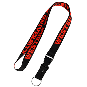 1/2" Woven Lanyards with Detachable Buckle Release