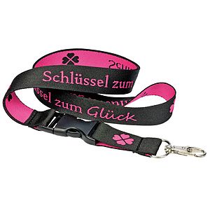 3/4" Woven Lanyards with Detachable Buckle Release