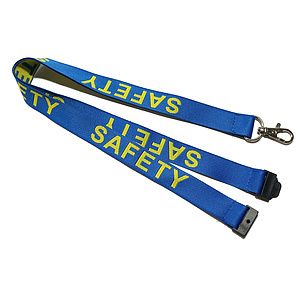 1" Woven Lanyards with Safety Breakaway