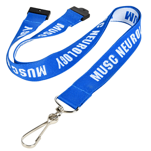 1/2" Woven Lanyards with Safety Breakaway