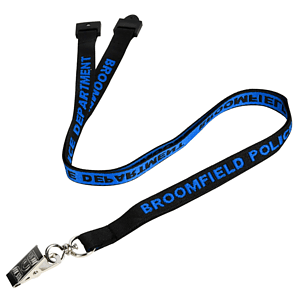 1/2" Woven Lanyards with Safety Breakaway