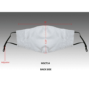 4 Layer Heavy Duty Cotton Face Mask w/ Adjustable Ear Loop