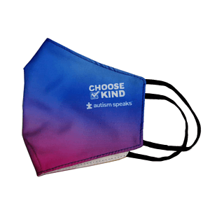 2-Layer Cotton Face Mask w/ Full Color Imprint & Bottom Hold