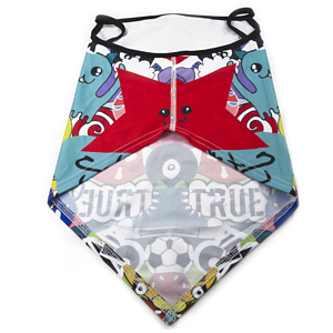 Full Color Face Bandana mask Reusable Tube w/ Ear Loop
