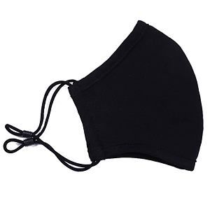 USA Made 3-Layer Reusable Cotton Face Mask w/ Elastic Loop