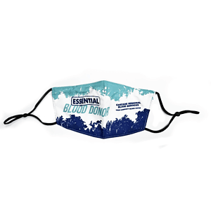 3-Layer Lanyard Face Mask w/ Full Color Imprint Adjustable