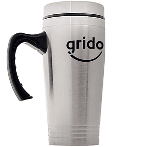 Double Stainless Steel Wall Tumbler, 16 ounces