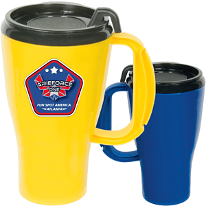 16 oz. USA Made Double Wall Insulated Mug with Slider Lid
