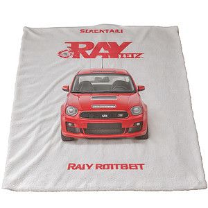 11" x 18" Sublimated Serged Hem Microfiber Rally Towel