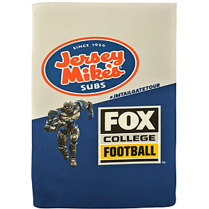 11" x 18" Sublimated Serged Hem Microfiber Rally Towel