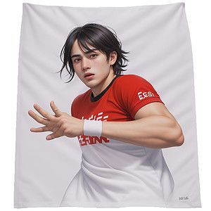 15" x 18" Sublimated Serged Hem Microfiber Rally Towel