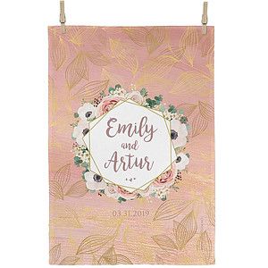 15" x 18" Sublimated Serged Hem Microfiber Rally Towel