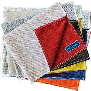 15" x 18" Sublimated Color Back Microfiber Rally Towel