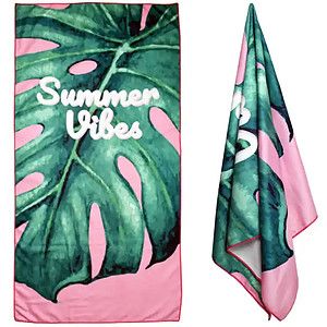 28″ X 58″ Sublimated Silk Touch Velour Beach Towel