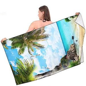 28″ X 58″ Sublimated Silk Touch Velour Beach Towel