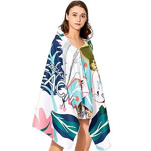 30″ X 60″ Sublimated Silk Touch Velour Beach Towel