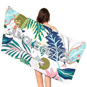 30″ X 60″ Sublimated Silk Touch Velour Beach Towel