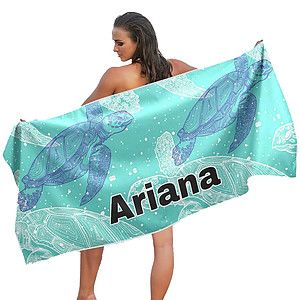 35″ X 70″ Premium Sublimated Silk Touch Velour Beach Towel