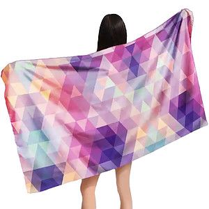 35″ X 70″ Premium Sublimated Silk Touch Velour Beach Towel