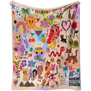 42” x 42” Cotton Feel Swaddle Sublimation Blanket 200 GSM