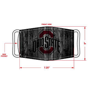 2 Layer Reusable Safety Face Mask w/ Full Color Custom Logo