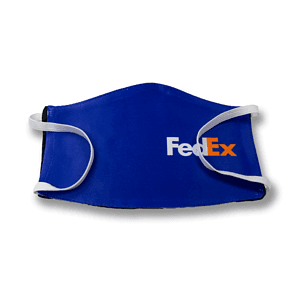 2 Layer Reusable Safety Face Mask w/ Full Color Custom Logo