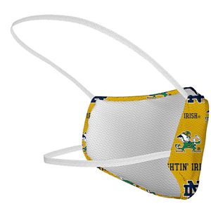 Full Color 2 Layer Face Mask w/ Head Strap Safety Masks