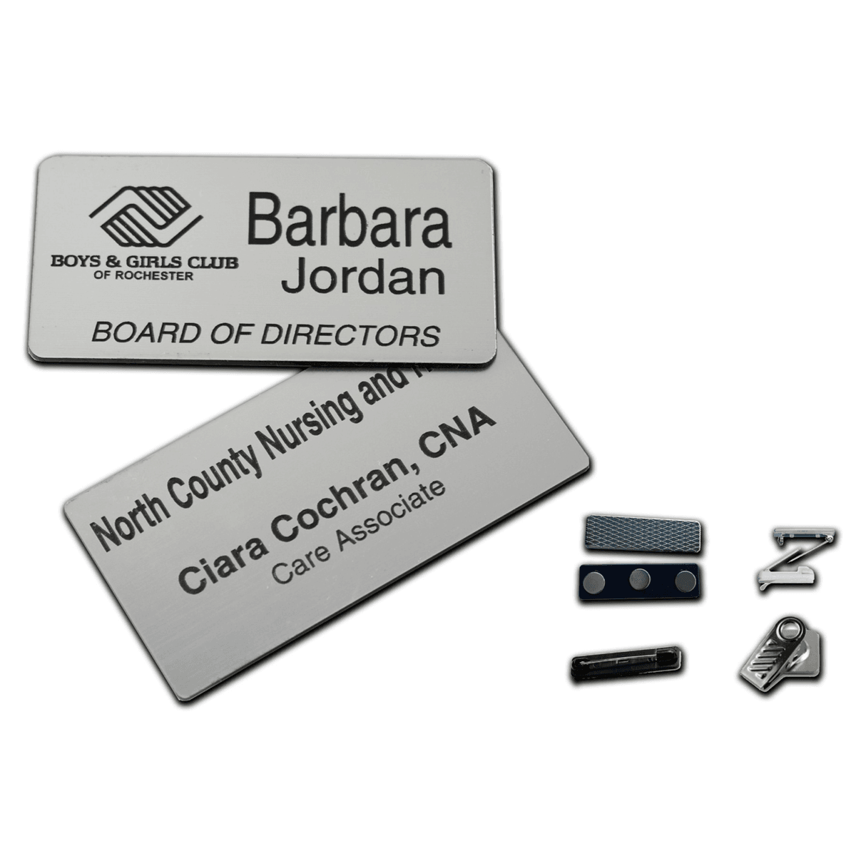 1.5" x 3" Name Badge - Plastic Engraved