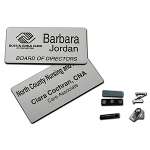 1.5" x 3" Name Badge - Plastic Engraved